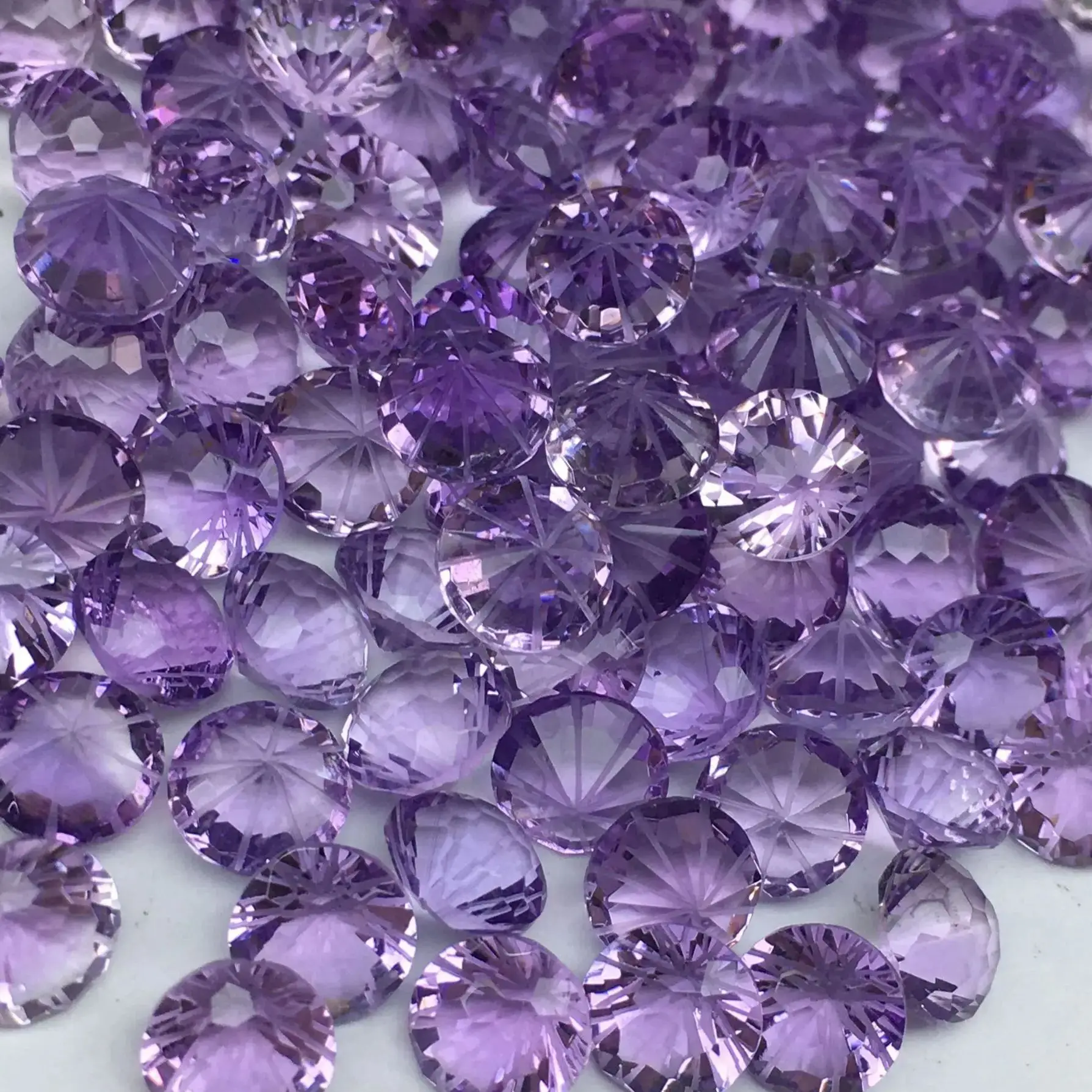 Оптовая продажа 5 шт. бусина из натурального аметиста 6 мм 8 10 фейерверк резка