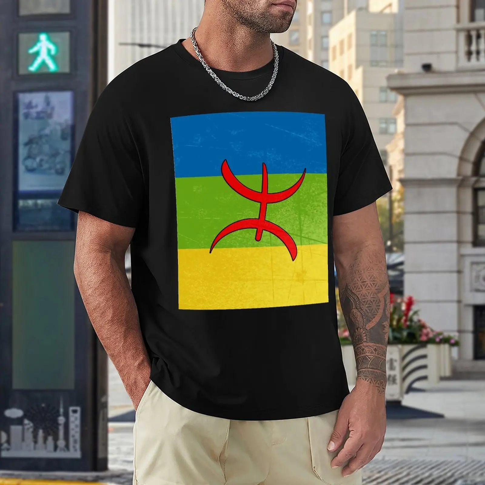

T-shirts Amazigh Flag - Berber Flag43913637 Creative Fitness USA Size High Quality