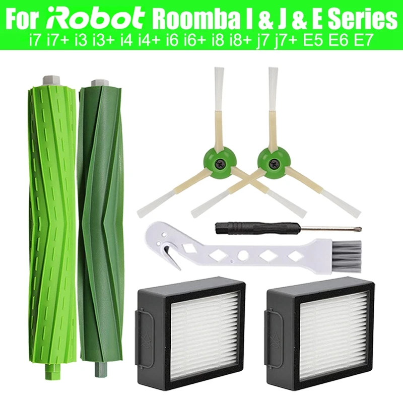 

Сменные детали для робота-пылесоса Irobot Roomba I7 I4 I6 I8 J7 E5 E6 E7, основная боковая щетка, HEPA фильтр