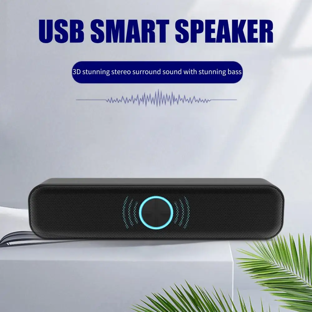 

Video Games Lightweight USB Wired Powerful Computer Speaker for Home