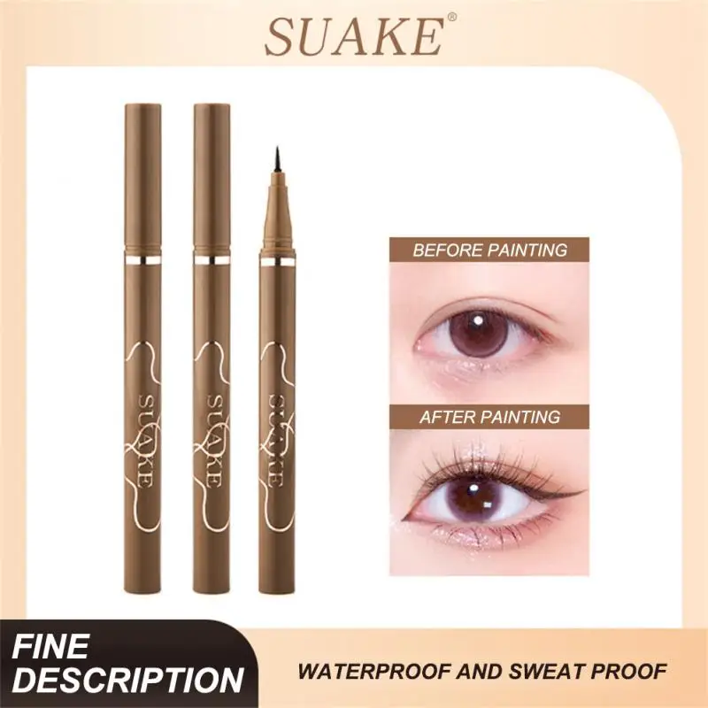 

Eyeliner Liquid Pen Makeup Waterproof Ultra-fine Quick-drying Smooth Not Easy To Smudge Lying Silkworm Pen Eyeliner Cosmetic