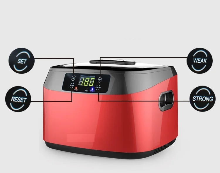 

jewelry ultrasonic cleaner JP-1200B 1.2L ultrasonic cleaning machine with polished stainless steel tank CE/FCC/PSE/ROHS approved