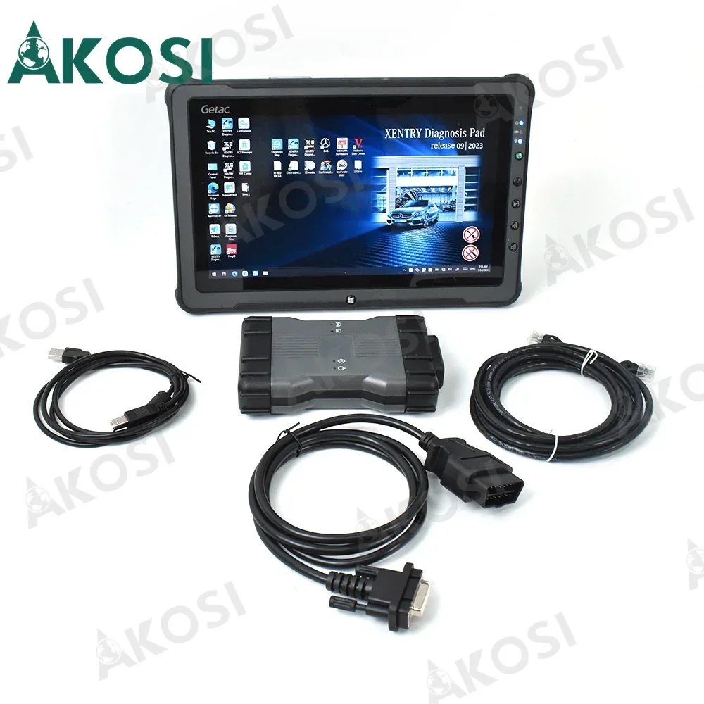 Таблетка Getac F110 + диагностический инструмент полный набор MB SD C6 Xentry DoIP Diagnosis Multiplekser