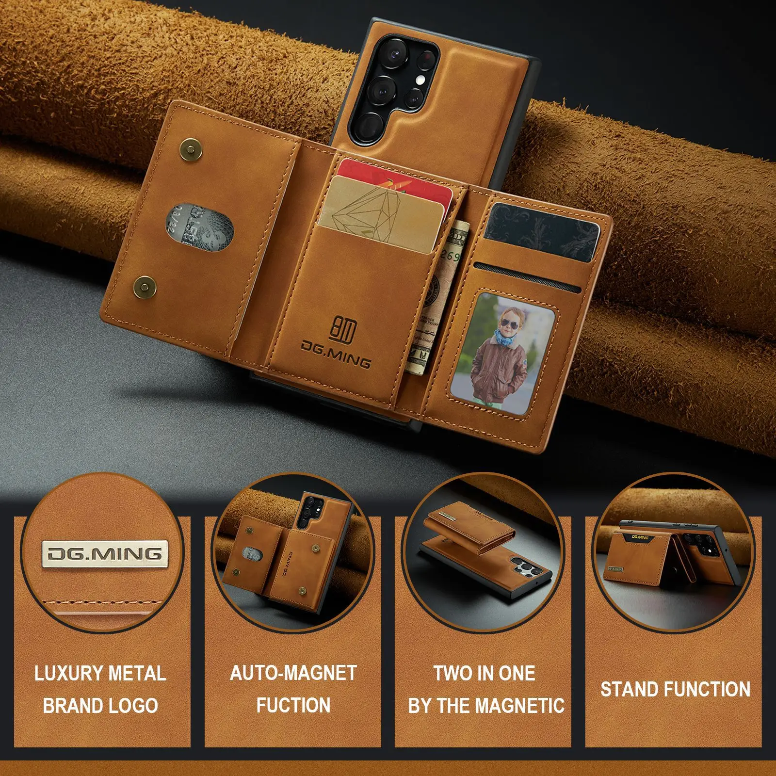 Фото Чехол 2 в 1 для Samsung Galaxy S21 S22 Plus Note 20 Ultra A22 A32 A51 A13 A33 A53 A73 №2