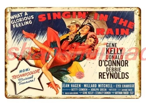 ПЛАКАТ ФИЛЬМА ПИСИН В РАСШИ 1962 года металлическая жестяная вывеска коттедж