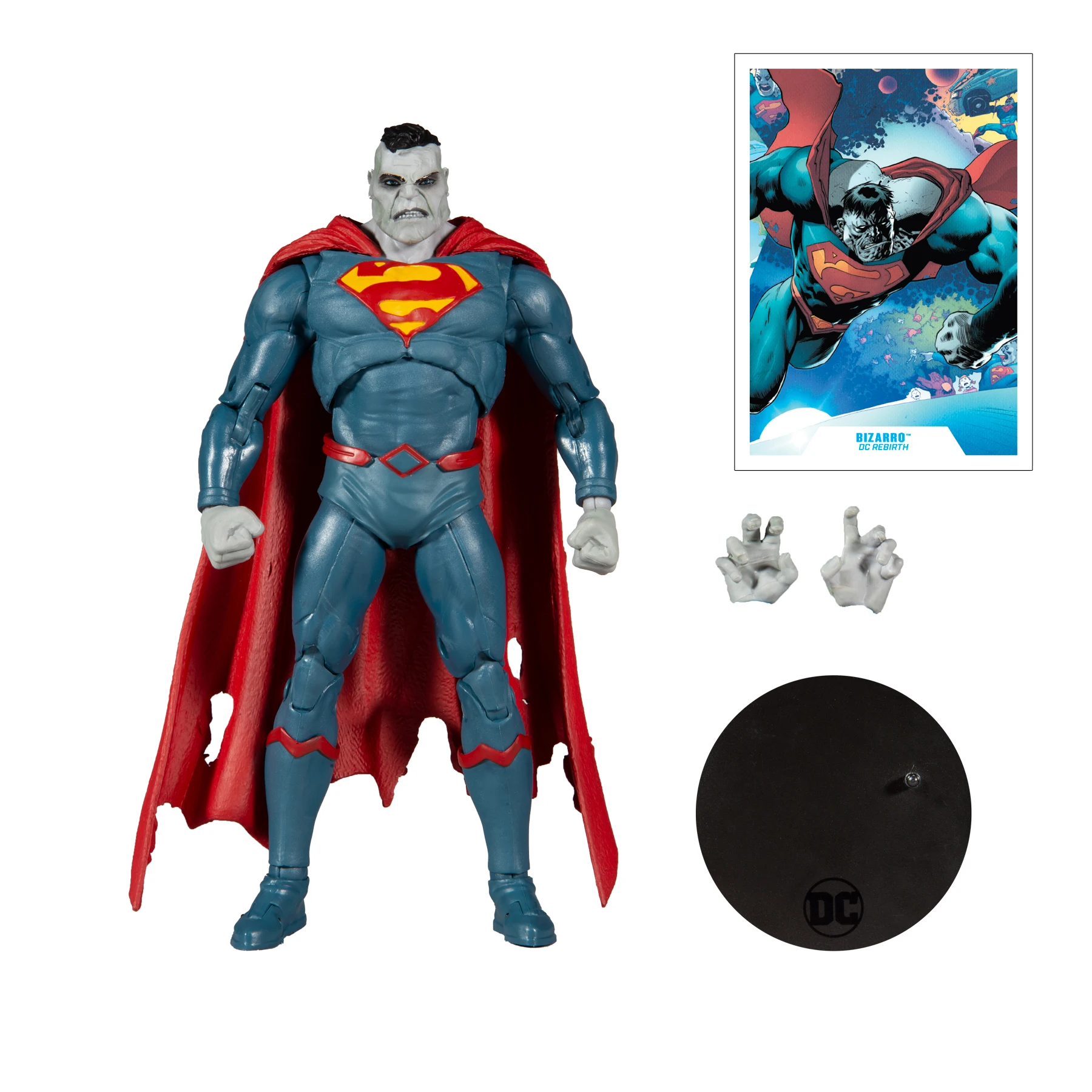 McFarlane Bad Batman Bizarro шарнирная фигурка модели игрушки 17 см |