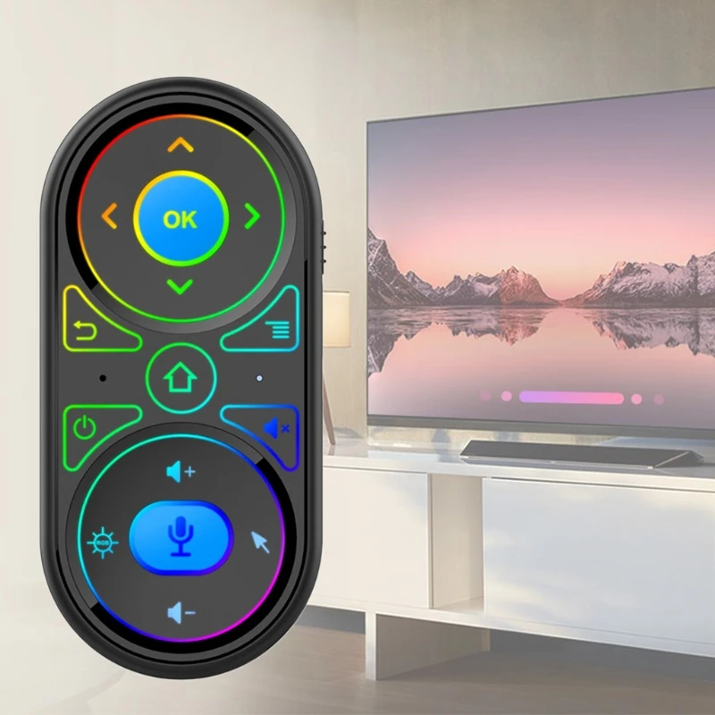 

Intelligent Backlight 2.4G Gyro Air Mouse IR Learning Voice Search for Smart TV Projector Computer TV Box B36A