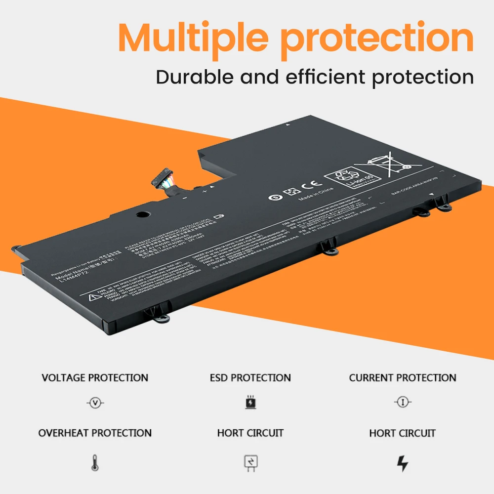 Аккумулятор L14S4P72 L14M4P72 для ноутбука Lenovo Yoga 3 14 700 14ISK Series 14-IFI 14-ISE 6230 мАч