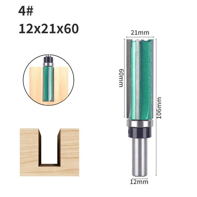 

Фреза Z4 твердосплавный хвостовик 8 мм, 12 мм для дерева