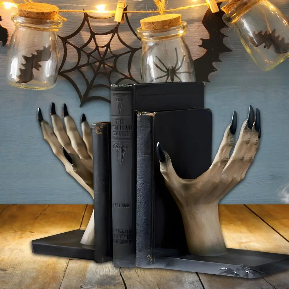 Хэллоуин книжный конец жуткая ведьма ручные книжные концы для домашнего декора
