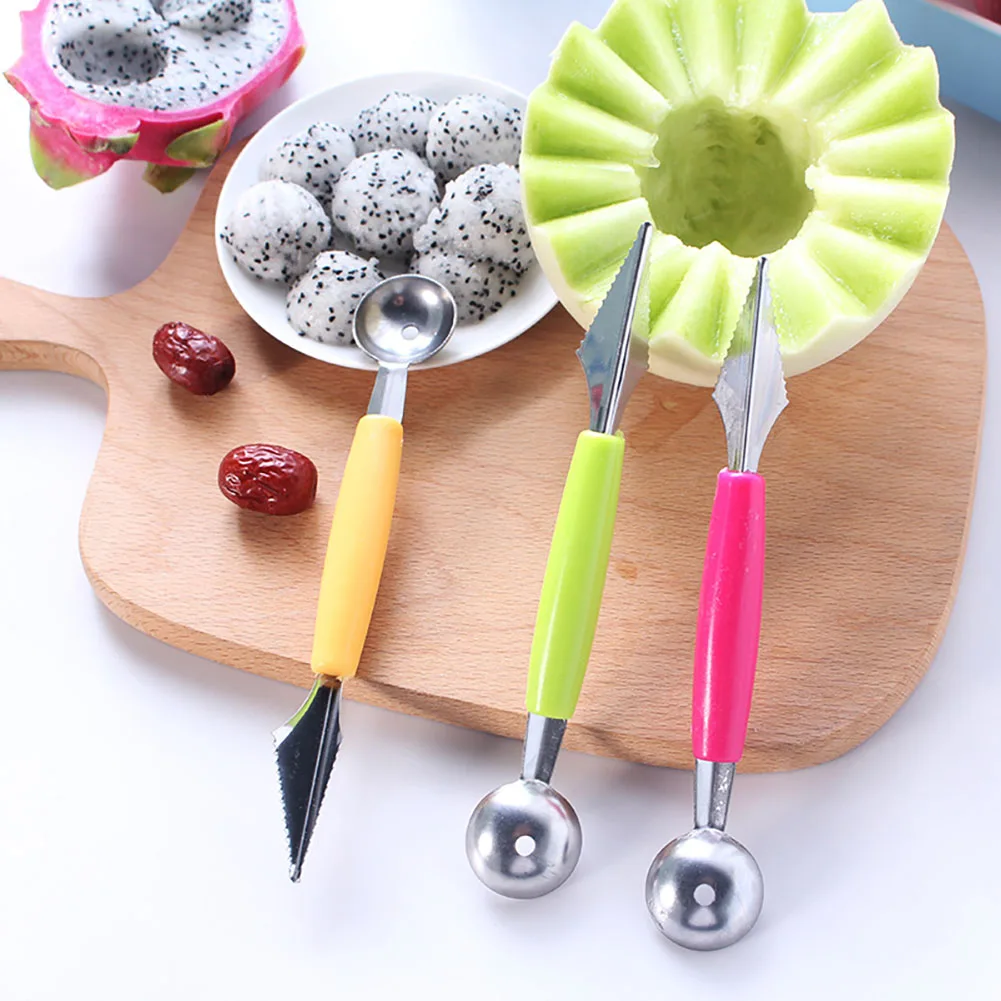 

Fruit Platter Carving Knife Melon Spoon Ice Cream Scoop Watermelon Kitchen Gadgets Kitchen Accessories Slicer Tools Food Cutter