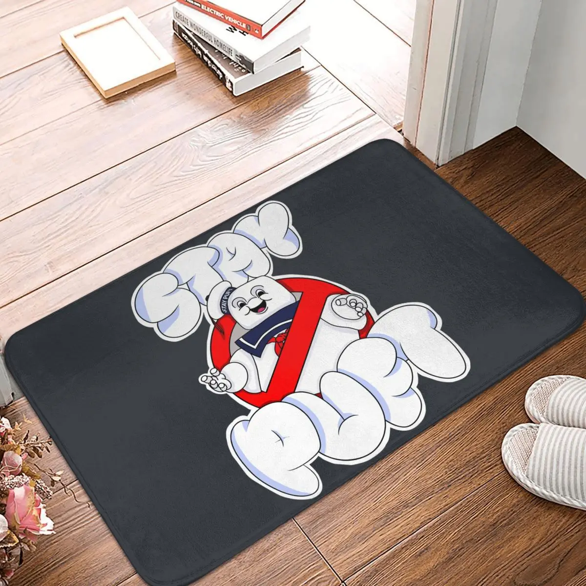 

Антискользящий дверной коврик с рисунком для ванной и кухни, 1984