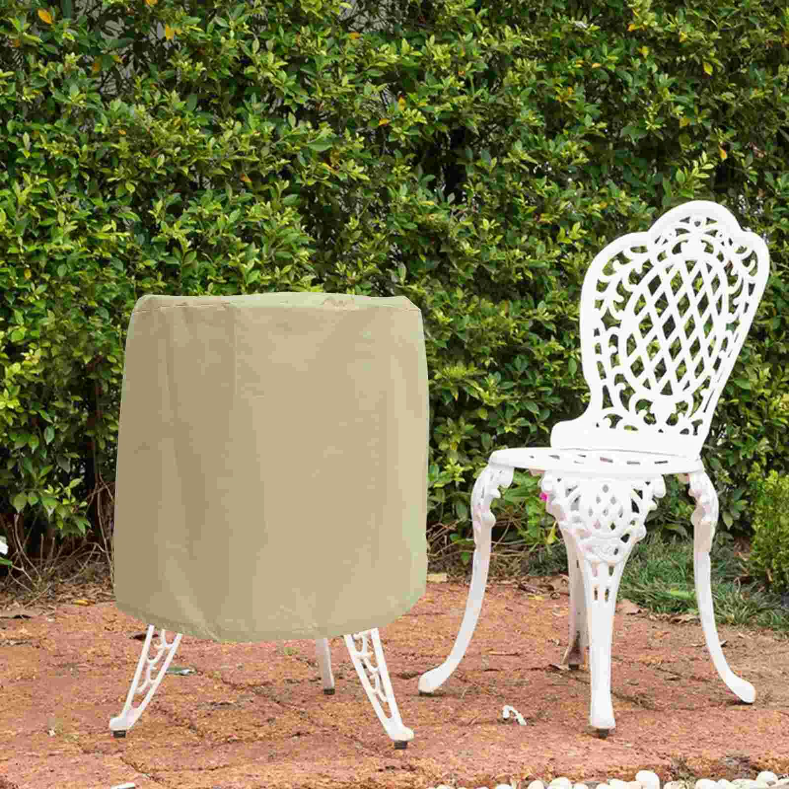 

Coffee Table Set Furniture Dust Cover Chair 190 Silver Coated Polyester Taffeta Patio