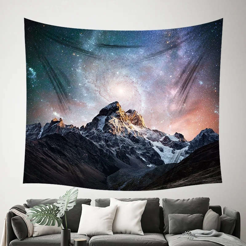 Покрывало для йоги пляжное полотенце аксессуары фотографий лунный пейзаж HD