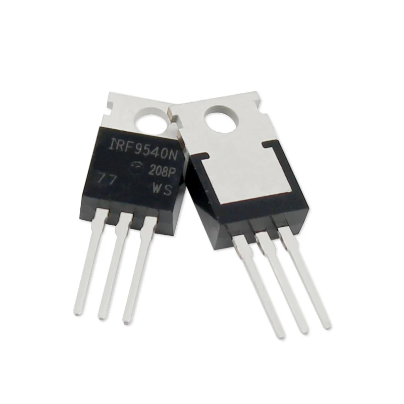 5pcs IRF9540 Transistor MOSFET 9540 IRF9540PBF TO220 MOSFT FETs 100V 23A Field Effect Transistors Set IC Electronic Component |