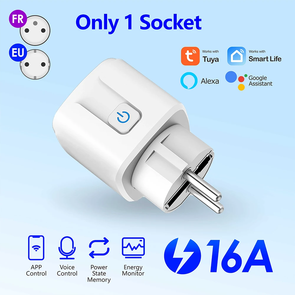 

Smart Plug SLMPLEFUN 16A с монитором мощности