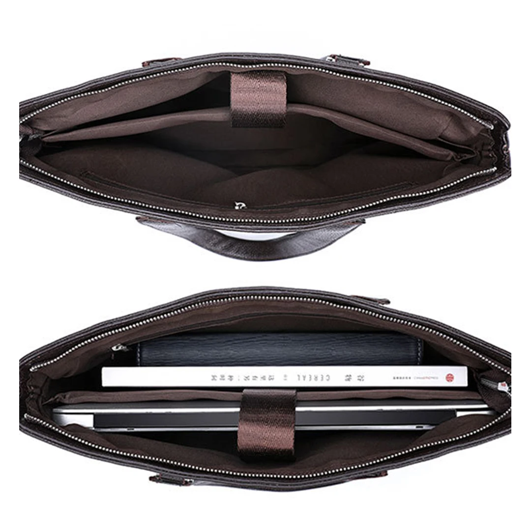 Royal Bagger Laptop Briefcase for Men Genuine Cow Leather Crocodile Pattern Man Handbag Business Shoulder Messenger Bag Cowhide