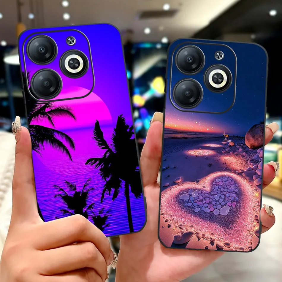 For Infinix Smart 8 Fashion Cool Pattern Phone Case Pro Smart8 X6525 X6525B X6525D Soft Silicone TPU Cases