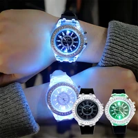 lover watches womens gift fashion mens sports watch silicone wholesale items for business luminous clock student kids watches