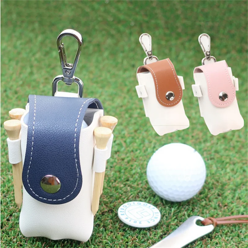 

Waterproof Golf Ball Storage Bag Small Pocket Sports Tee Holder Case Outdoor Sports Accessory For Men Women Golf Sports Supplies