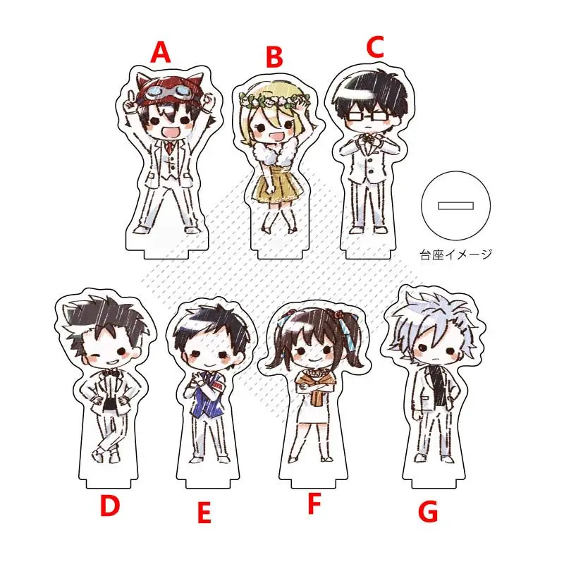 

Anime Stand SKET DANCE Bossun Switch Kato Kiriko Strap desktop decoration 8cm