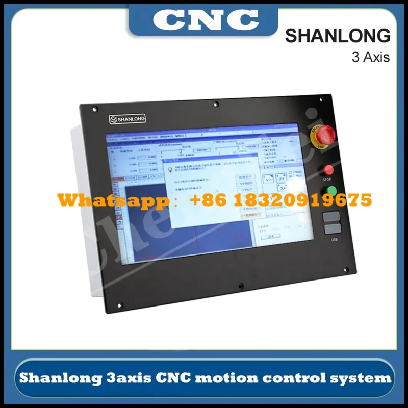 Фото Shanlong L1000 V4 Система управления ATC 3-осевой контроллер движения Ci1030CNC USB-интерфейс гравировально-фрезерный станок №1