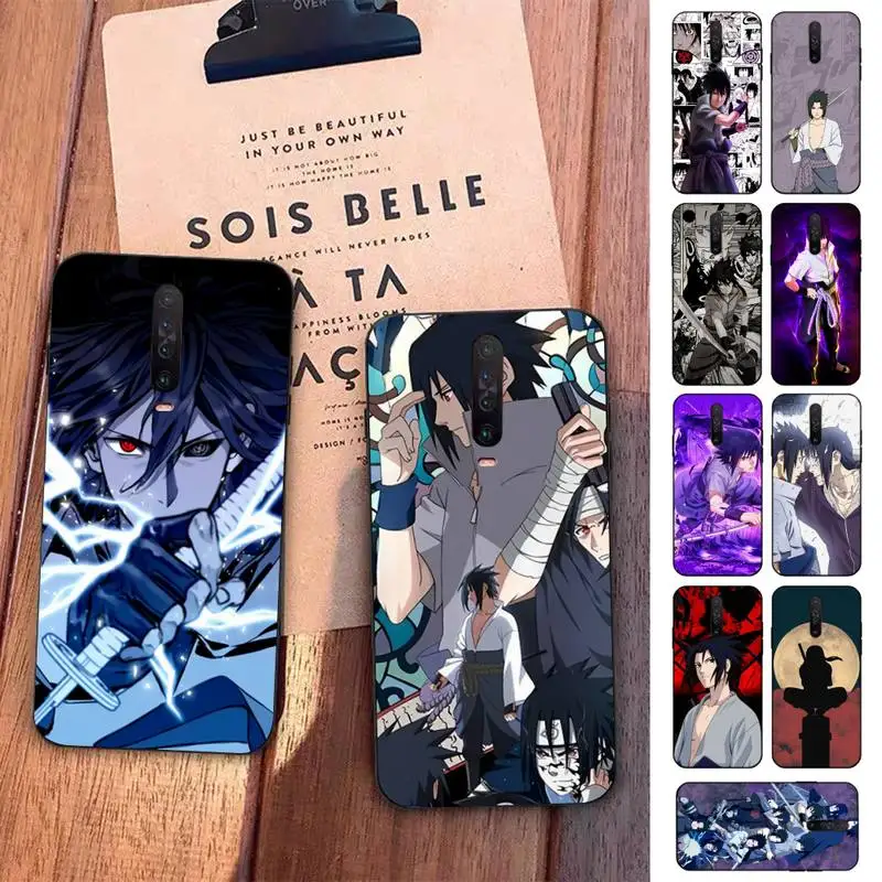 

BANDAI Naruto Uchiha Sasuke Phone Case for Redmi 5 6 7 8 9 A 5plus K20 4X S2 GO 6 K30 pro