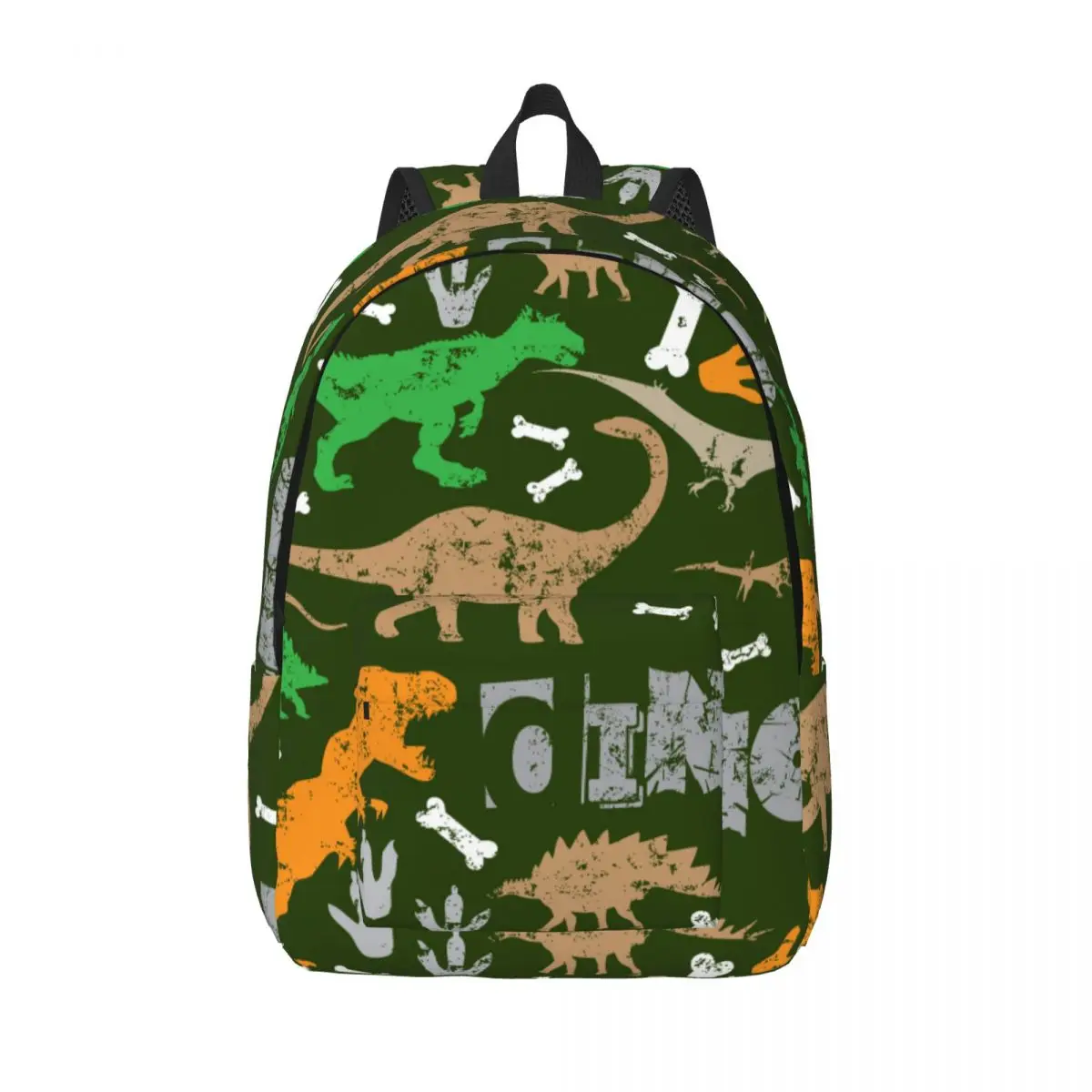 

Student Bag Grunge Dinosaur Boys Pattern Backpack Parent-child Lightweight Backpack Couple Laptop Bag