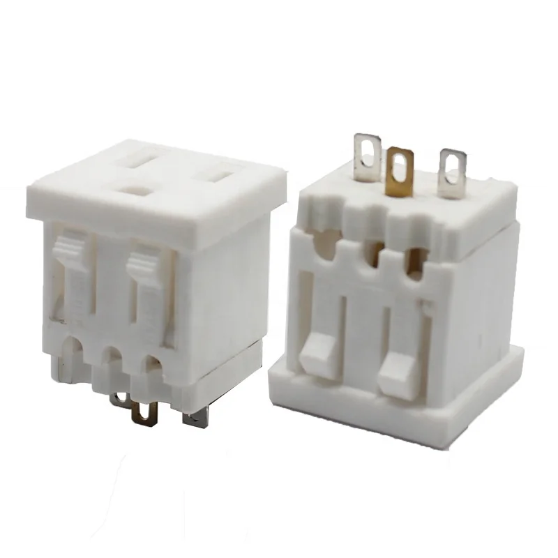 

15A 125VAC TR protective door American socket American three-plug PDU socket