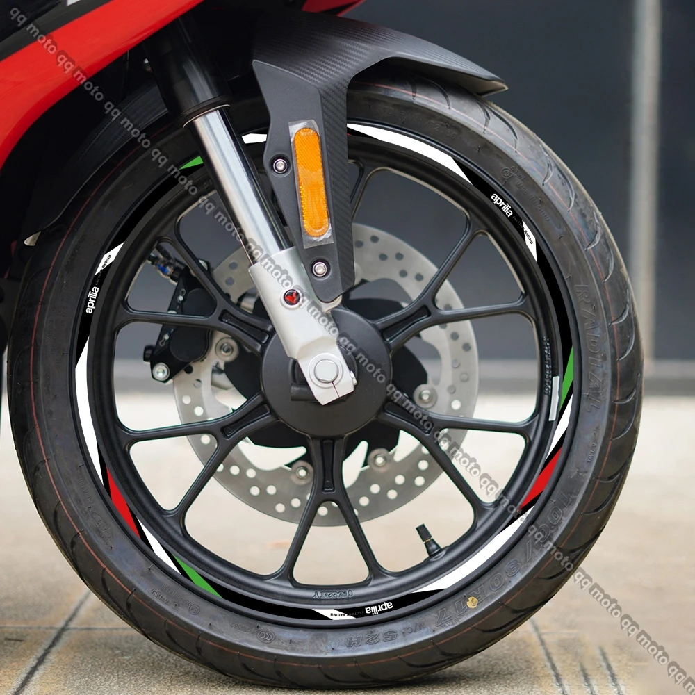 Наклейка на колесо для мотоцикла Aprilia V4 TUONO 1100 RSV4 RS150/250/660 GPR APR Shiver 750 900 17 дюймов