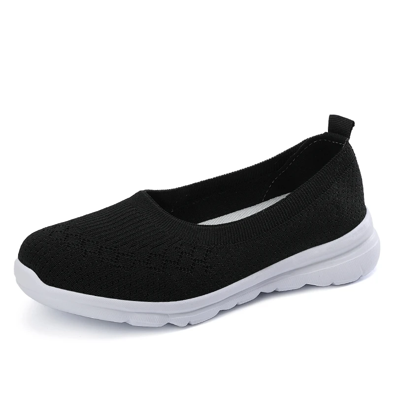 

Shoes Round Toe Casual Female Sneakers Dress Flats Women Shallow Mouth Slip-on Breathable Slip On Slip-On Mesh Fabric Lace-Up Le