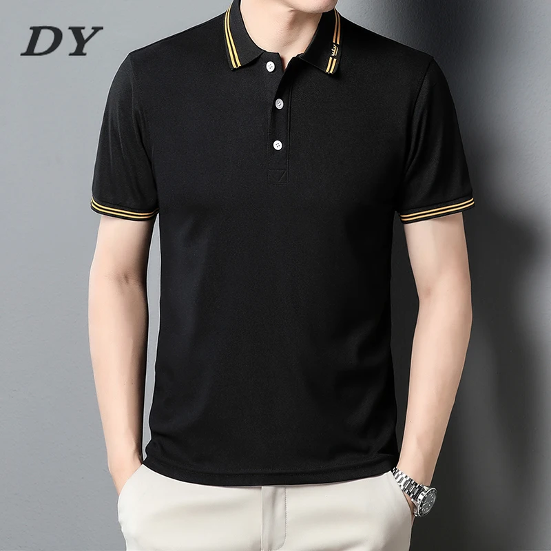 

DY 2022 Mens Fashions Top Quality Summer Designer Brand Tops Classic Elastane T Shirts Short Sleeve Men Clothes Casual Clothing