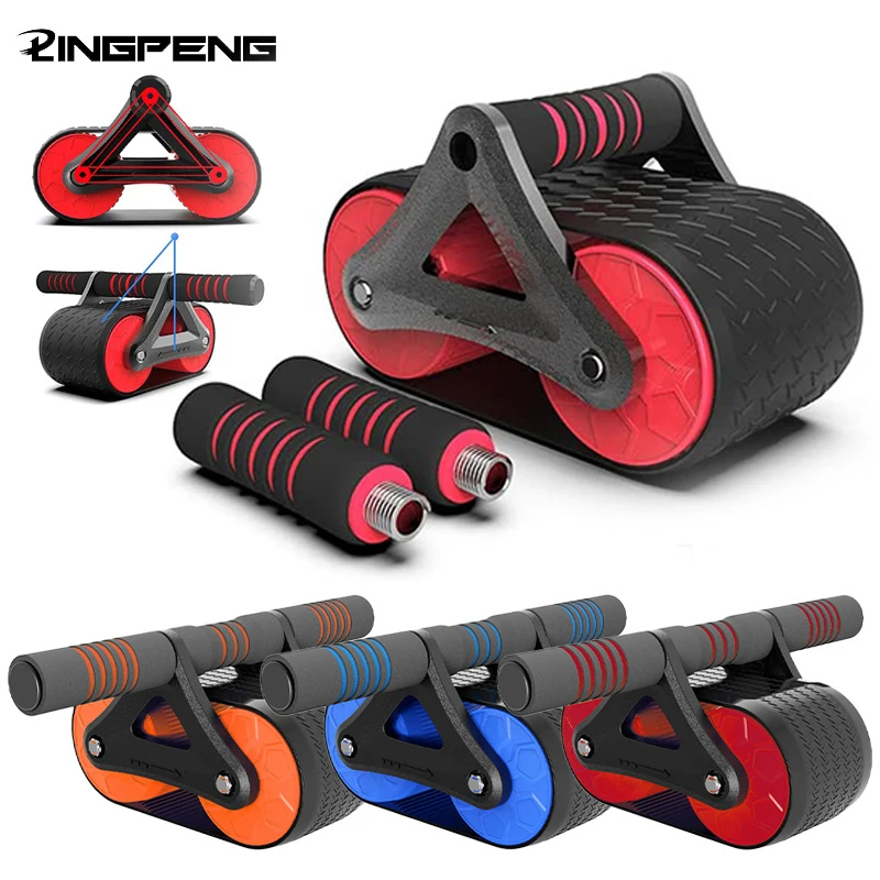 

Колесо для мышц брюшного пресса, двойное колесо, стабильный Интеллектуальный тормоз, колесо для фитнеса и подтяжки брюшного пресса для домашнего хозяйства