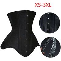 waist trainer body shaper 26 steel bones corset slimming bustier tops waist trainer belts black xs 2xl outwork women corset