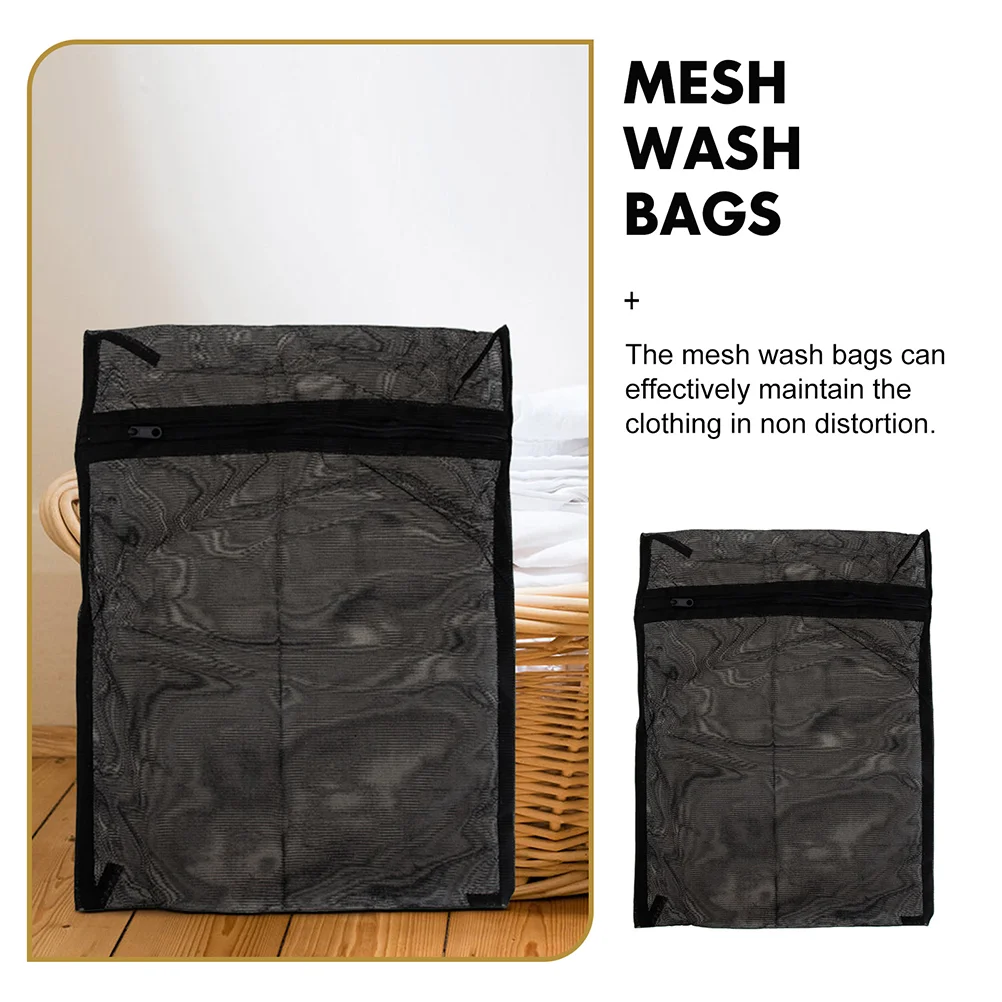 

Black Laundry Bag Organizer Mesh Bags Washing Machine Garment Delicates Sock Net