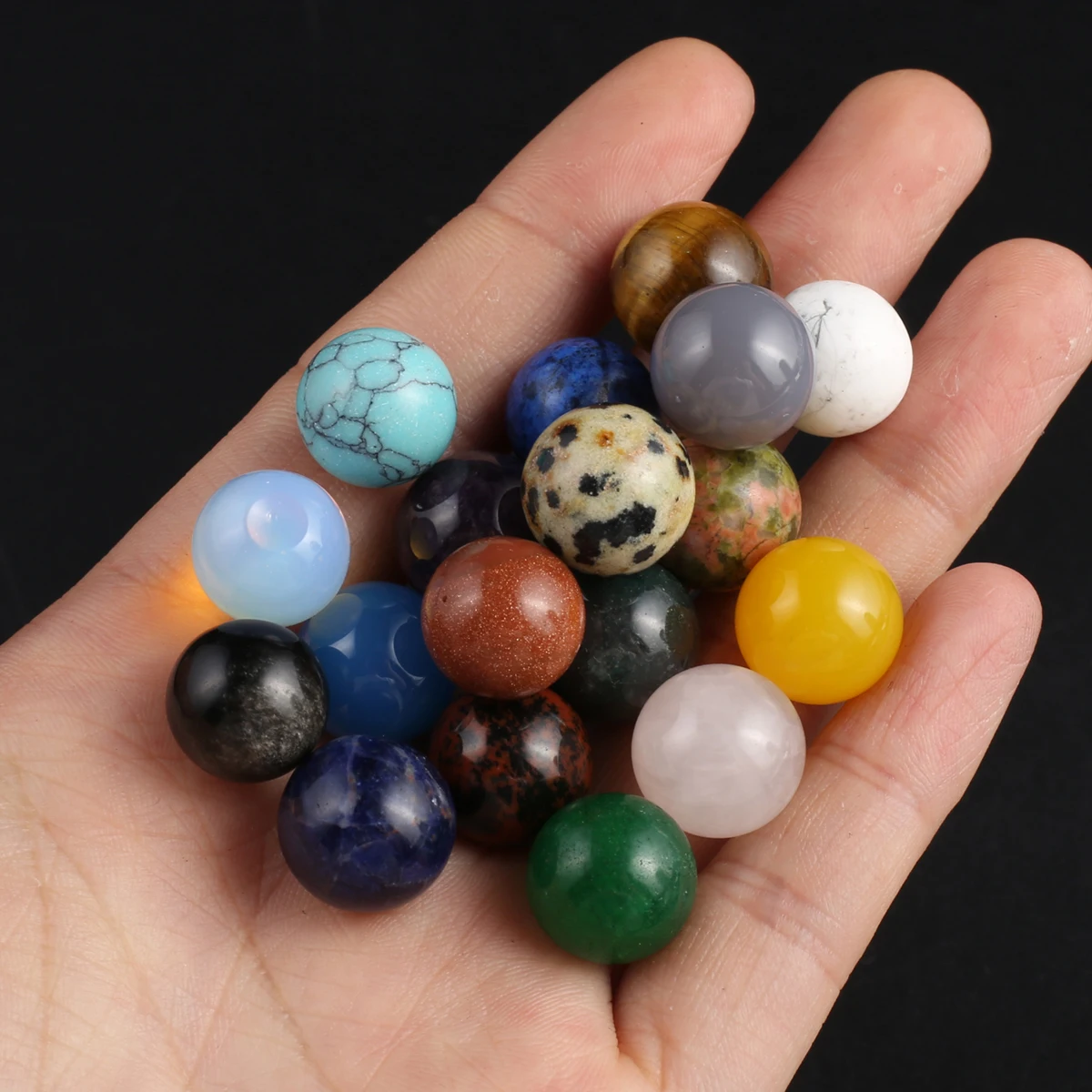 

Набор из 10 миниатюрных хрустальных бусин