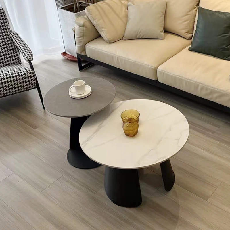 Small Side Coffee Tables Living Room Nordic Round Mini Designer Tables ...