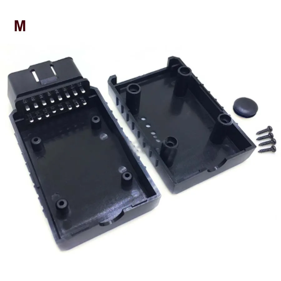 

12 типов опций J1962 Мужской разъем 12 В Автомобильный OBD Разъем с винтами OBD2 16-контактный OBD DIY Сборка диагностического интерфейса Разъем