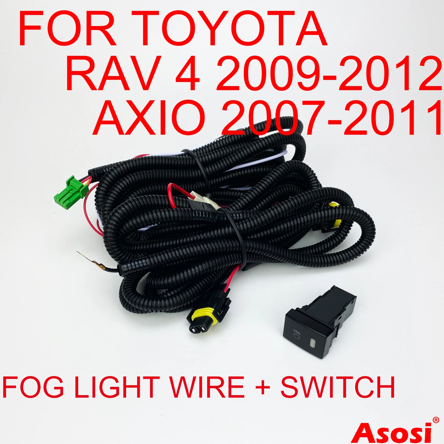 Жгут проводов для противотуманной лампы с переключателем ВКЛ./ВЫКЛ. 40А реле H11 H8