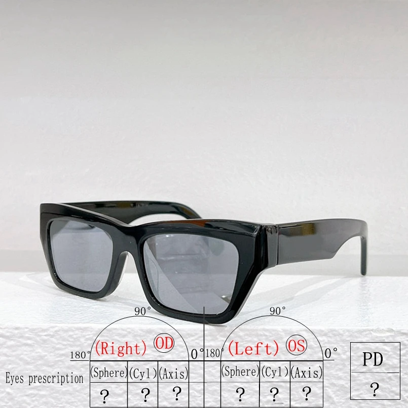 

Новинка 2023 Прямоугольная оправа женские солнцезащитные очки 1296S рецептурные мужские очки высококачественные модные Светоотражающие линзы 6 цветов