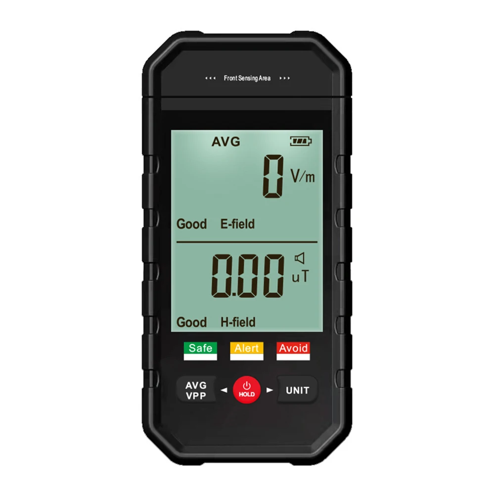 

ET925 Electromagnetic Radiation Tester Large LCD Screen Display Electric Field Magnetics Field Radiation Test Data EMF Meter