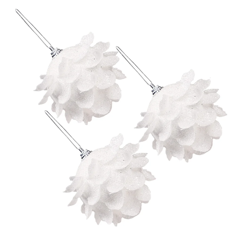 

3Pcs Holiday Tree Balls Christmas Pendant Shatterproof Christmas Ornaments Xmas Ornament Set