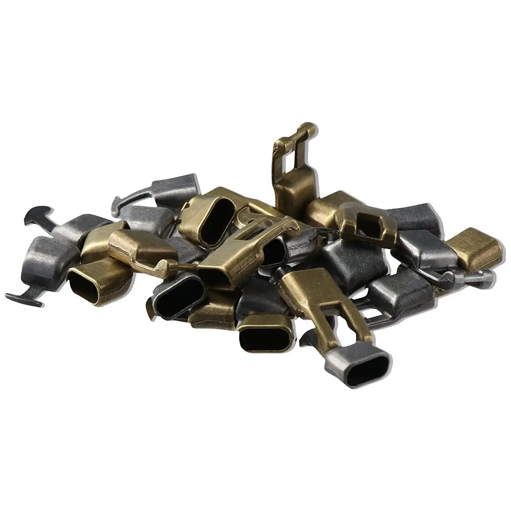 

Bronze, silver Flat Buckle Clasp Leather Bracelet Jewelry alloy Buckle Clasp Cord Bracelet Flat Buckle Jewelry accessories