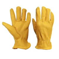household protection equipment housework repairing welding garden safety cow hide leather work gloves clothing gloves