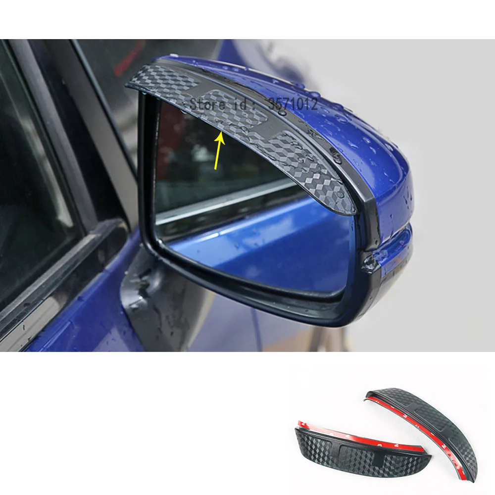

Для Honda Fit Jazz 2014 2015 2016 2017, автомобильный Стайлинг, зеркало заднего вида, защита от дождя, солнцезащитный козырек, пластиковый козырек