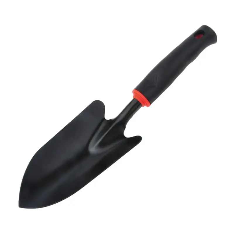

M4YC Portable Black Garden Weeder Shovel Spade Multipurpose Tough Carbon Steel Plastic Handle Digging Trowel Bonsai Home Tool