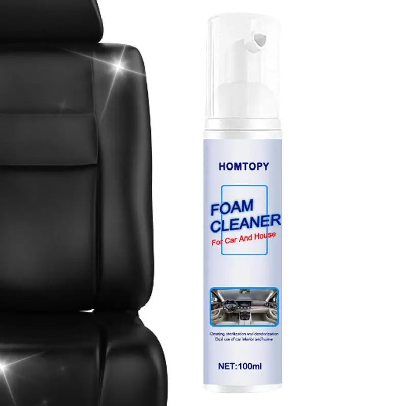 

Spray Foam Cleaner 100ML Multipurpose Foam Cleaner Spray Foam Cleaner All Purpose Multifunctional Car Foam Cleaner No Rinse Car