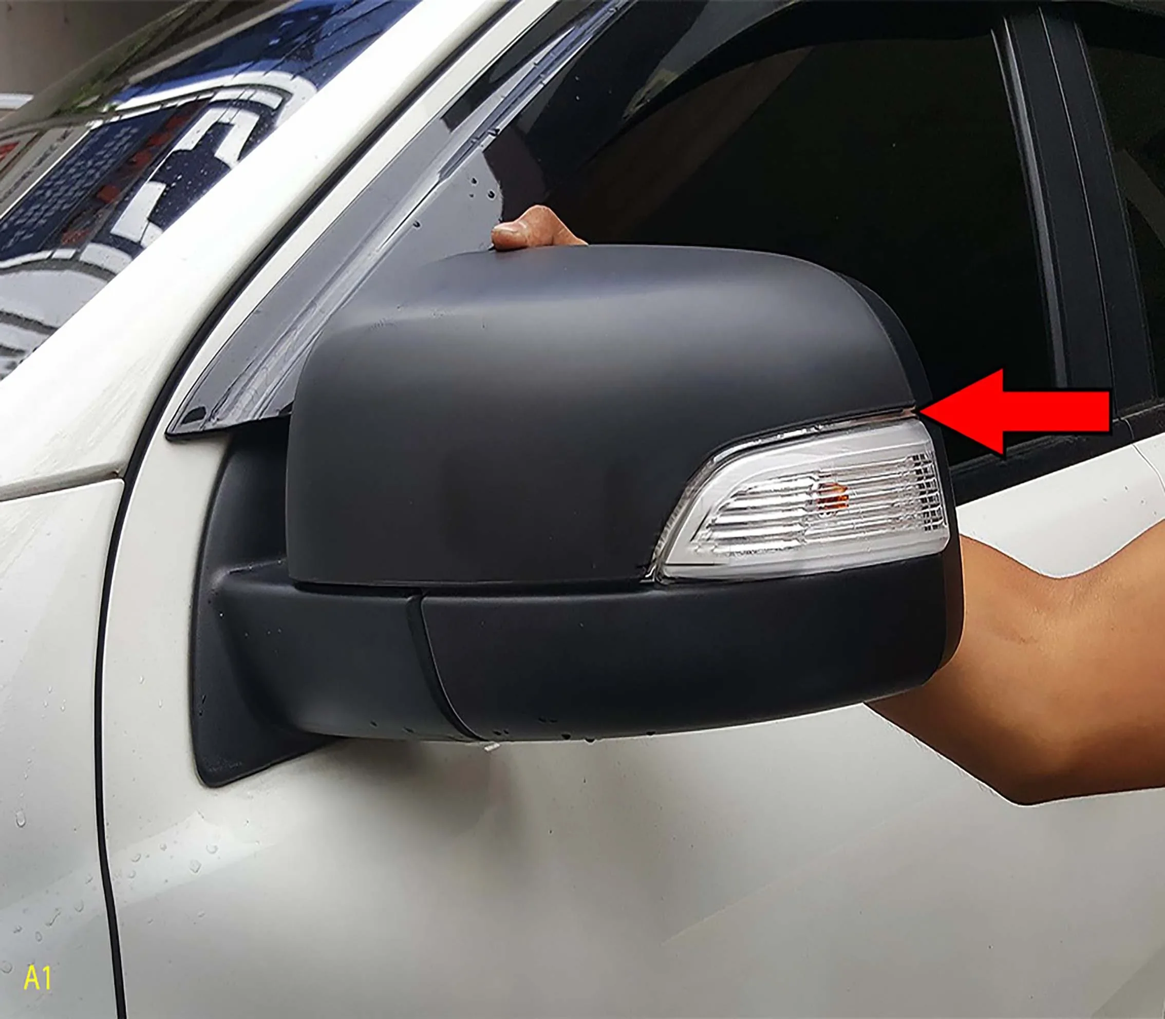 Матовый черный зеркальный чехол для Ford Ranger 2012-2022 T6 T7 T8 XLT XLS XL WILDTRAK PX PX2 PX3 Raptor