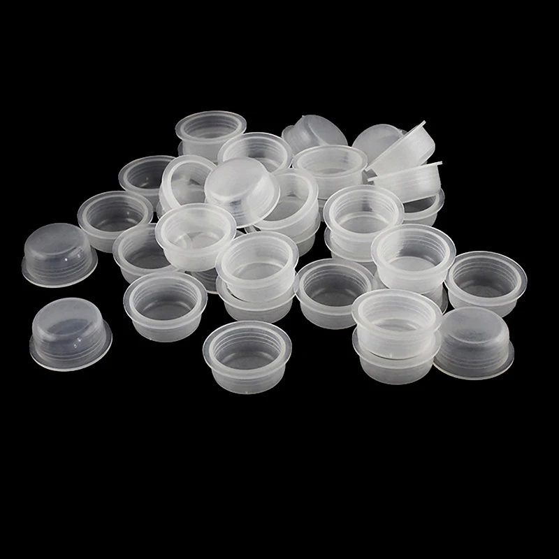 

100 шт., одноразовые колпачки для тату-чернил