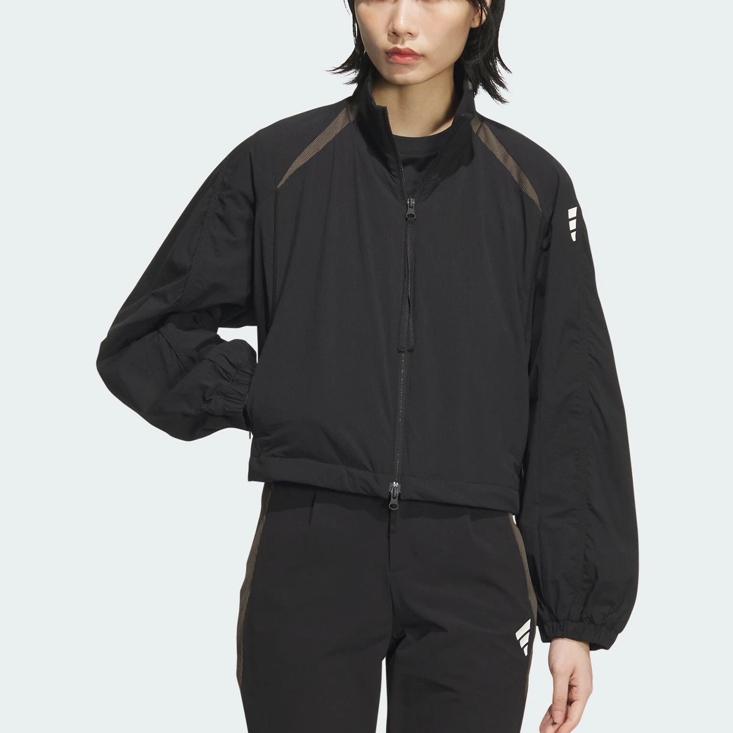 Фото Женская простая куртка свободного кроя Adidas Originals FUSTL W P JKT JN0766 №1